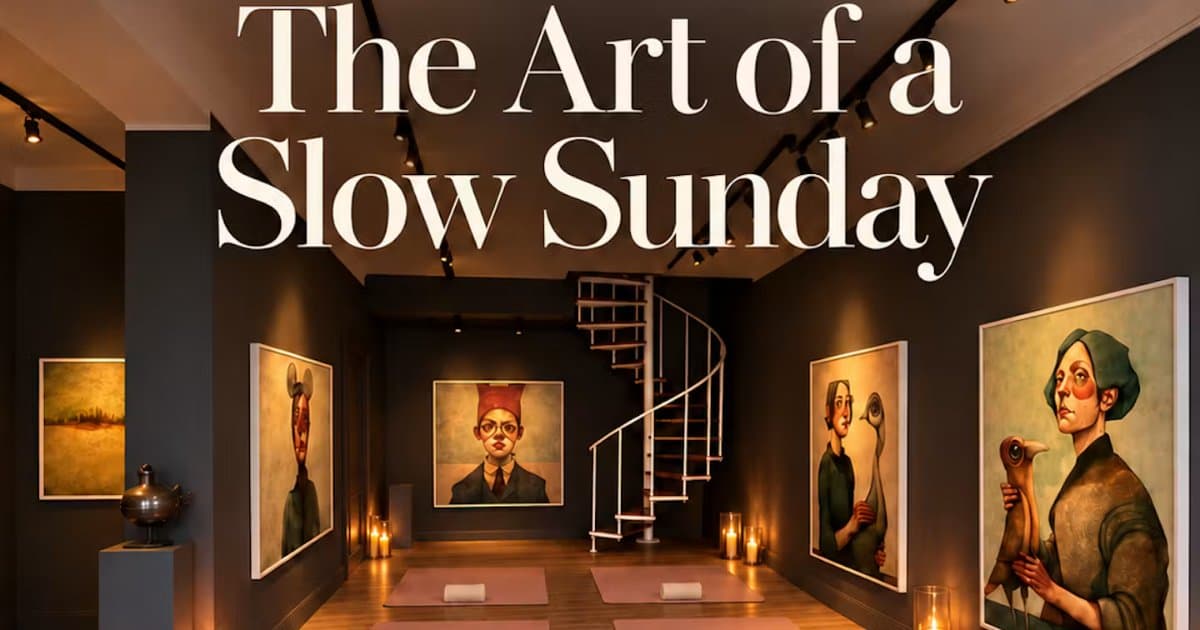 The Art of a Slow Sunday – Pilates & Matcha Workshop 🍵🤍